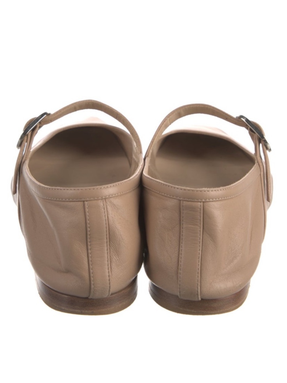 LE MONDE BERYL ballet Mary Jane flats leather fawn 40.5 - Picture 2 of 8